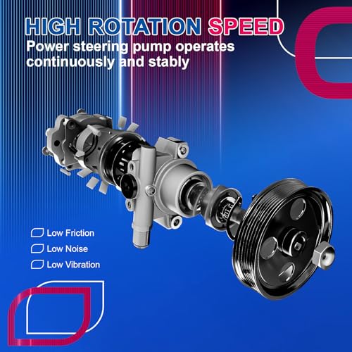 NTLTPYY Power Steering Pump with Pulley for Buick Lucerne,Cadillac DTS, for Cadillac DTS,2006-2011,OE Replace #2071996 20759843 - Image 3