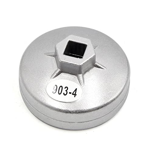 uxcell 73mm Inner Dia 14 Flute Oil Filter Cap Wrench Socket Removal Tool for Auto Car - Image 1