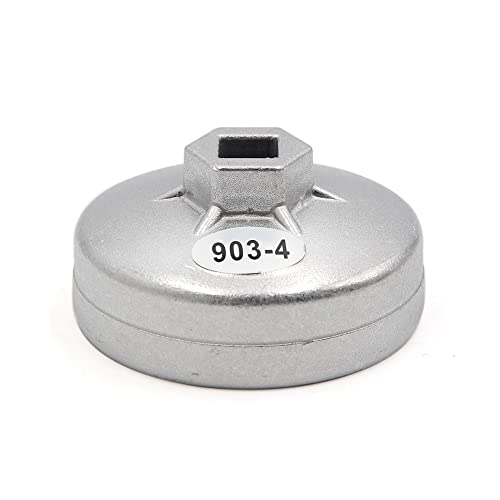 uxcell 73mm Inner Dia 14 Flute Oil Filter Cap Wrench Socket Removal Tool for Auto Car - Image 4