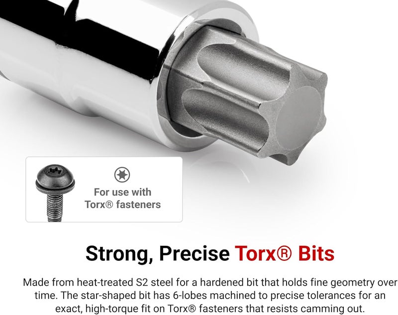 Tekton مقبس بت توركس T40 بحجم 1/2 بوصة | SHB24240 - Image 2
