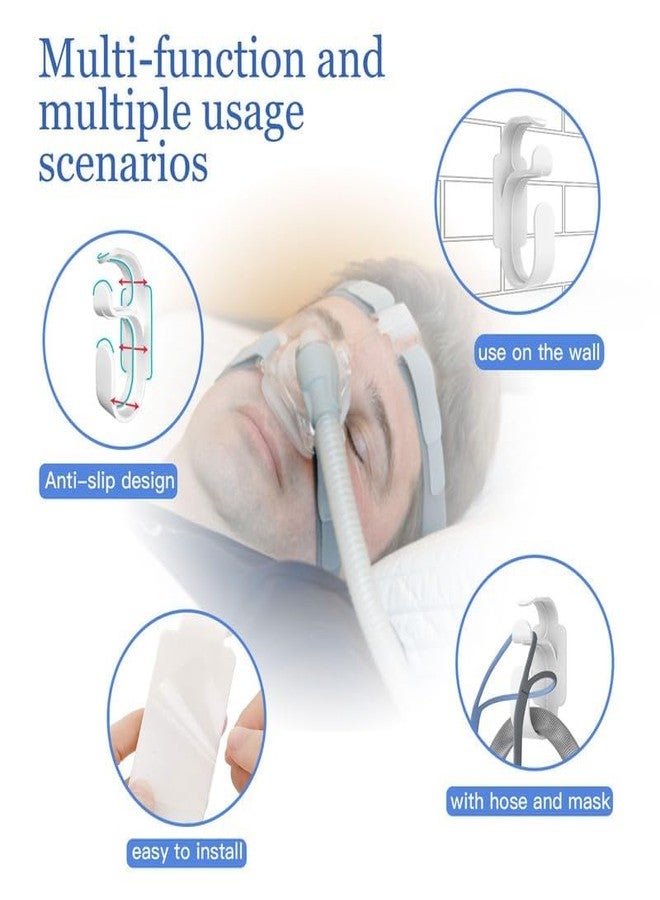 طقم تنظيف خرطوم جهاز التنفس CPAP - فرشاة مرنة بطول 7 أقدام لأنبوب جهاز التنفس CPAP، وفرشاة قناع جهاز التنفس CPAP بطول 7 بوصات، وخطاف حامل خرطوم جهاز التنفس CPAP (قطعتان) - للحفاظ على مستلزمات جهاز التنفس CPAP نظيفة ومنظمة، أدوات أساسية لصيانة جهاز التنفس CPAP - Image 4