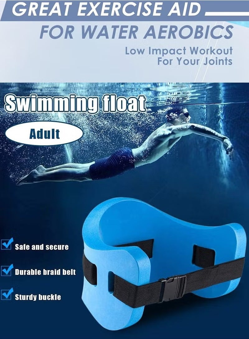 أوشن قابل للتعديل مع حزام السباحة العائمة ، مثالية للسباحة ، تعلم السباحة ، السباحة آمنة و التمارين الرياضية المائية ، السباحة التدريب مساعدة الدعم - إيفا رغوة حزام السباحة العائمة للأطفال والكبار - Image 2
