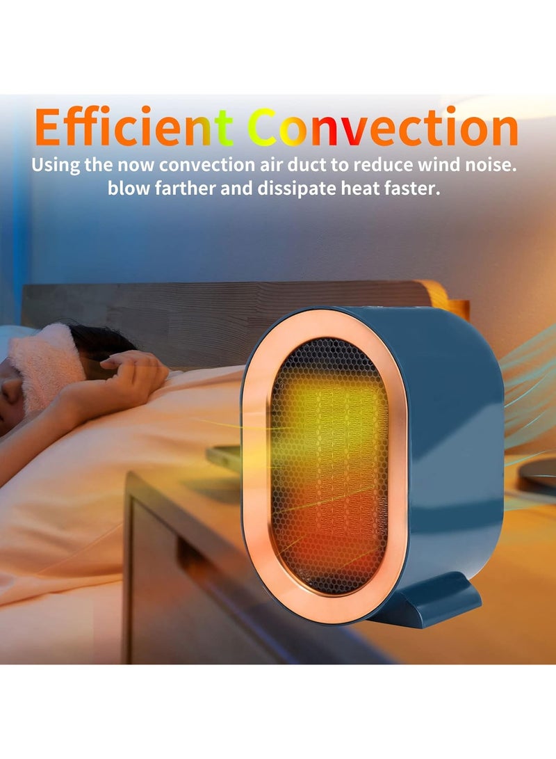 DubaiGallery 1pc mini desktop electric heater, overheat and overturn protection, safe to use, ideal for heating study and office - Image 3