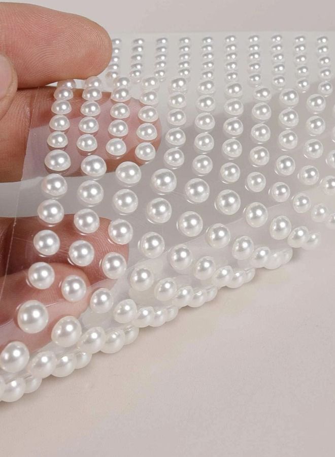 600 Pieces Self adhesive pearl face and body tattoo stickers for face body and nail decoration - Image 2