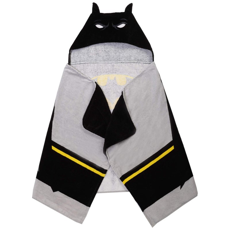 فرانكو Batman Kids Bath/Pool/Beach Super Soft Cotton Terry Hooded Towel Wrap, 24 x 50 - Image 5