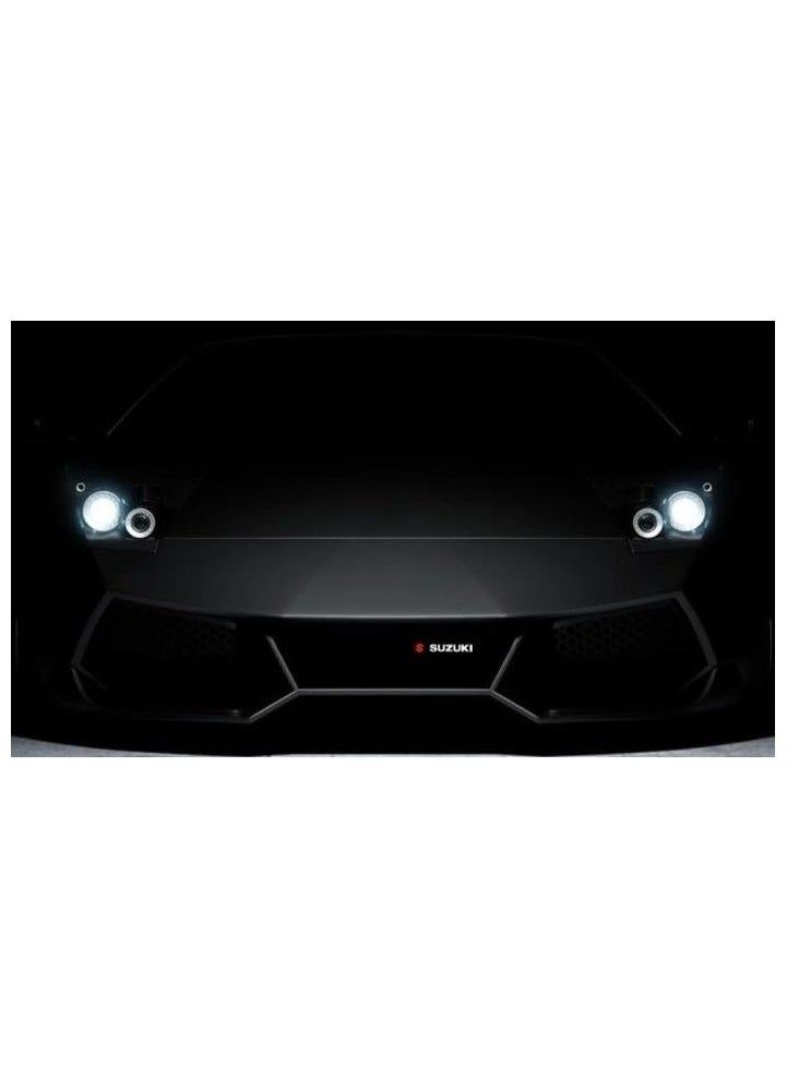 فيريكس - مصباح شعار LED مناسب لشبكة سوزوكي من VIEREX لسيارات Jimny وSX4 وVitara وswift وBaleno وS-CROSS وCiaz ومصباح الشبك الأمامي وملحقات سوزوكي - Image 1