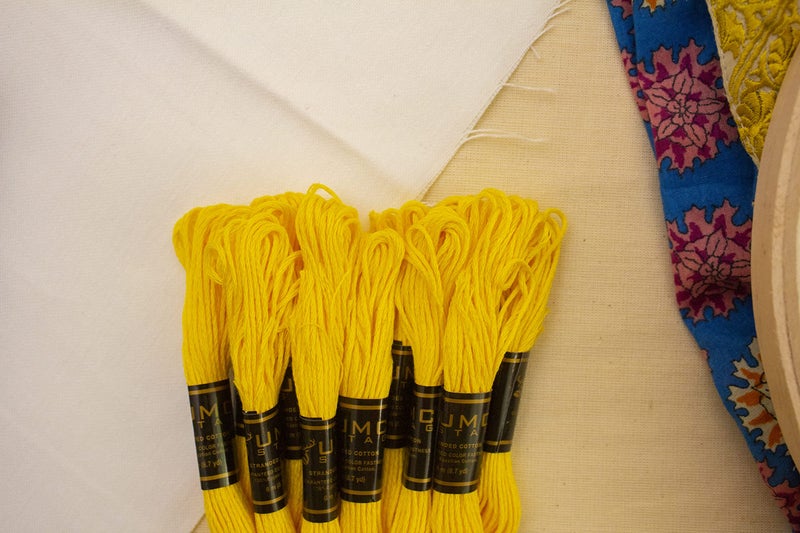 UMC STAG Pack of 12 Premium Embroidery Thread | 100% Egyptian Cotton Premium Skeins | Cross Stitch Embroidery Floss | Oeko TEX Certified Stranded Cotton | (Canary Yellow 298) - Image 5