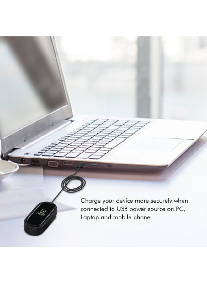 NIBEMINENT Magnetic Chargers For Xiaomi Mi Band 4 Black  - Image 2
