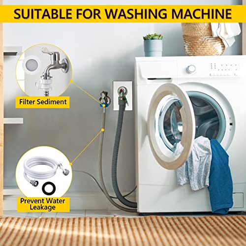 WINSTECK Rubber & Silicone Gasket Washers Kit - 135 PCS, 16 Sizes, Garden Hose Washer with Screen Filter for Seals Repair & Shower Hose/Faucet/Shower Head - Image 5