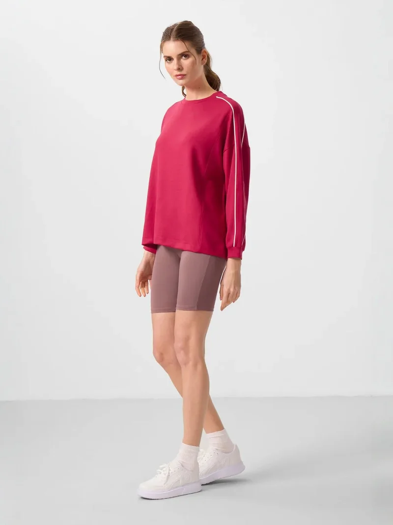 تومي لايف TOMMY Oversized Long Striped Tunic Top