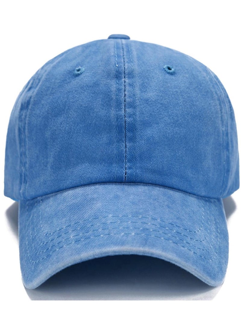 BreeJooy Men women baseball cap , low profile adjustable washed cotton golf dad hat - Image 2