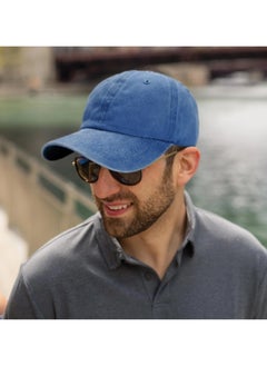 BreeJooy Men women baseball cap , low profile adjustable washed cotton golf dad hat  - Image 3