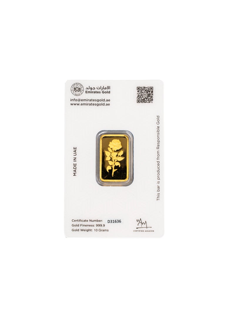 Emirates Gold 10g Eid Mubarak Gold Bar 24KT Pure 999.9- WITH INVOICE - Image 2