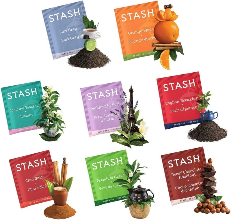 Stash Tea Bags Sampler Assortment Box (52 Count) - Image 5