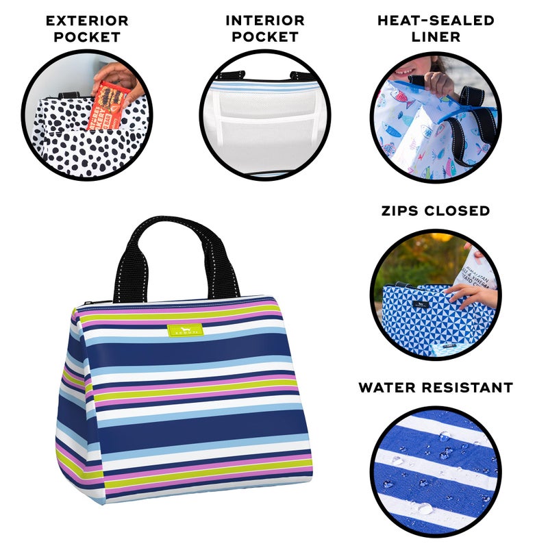 SCOUT Eloise Lunch Bag - Lightweight Insulated Soft Cooler, Opens Wide, Zips Closed, Interior Pocket - Image 3