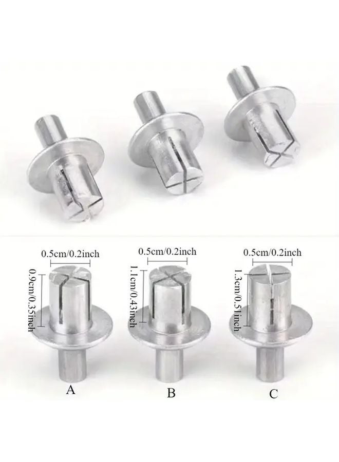 10pcs Hammer Drive Expansion Rivets Knock Type Rod Screws Fasteners Model A - Image 3