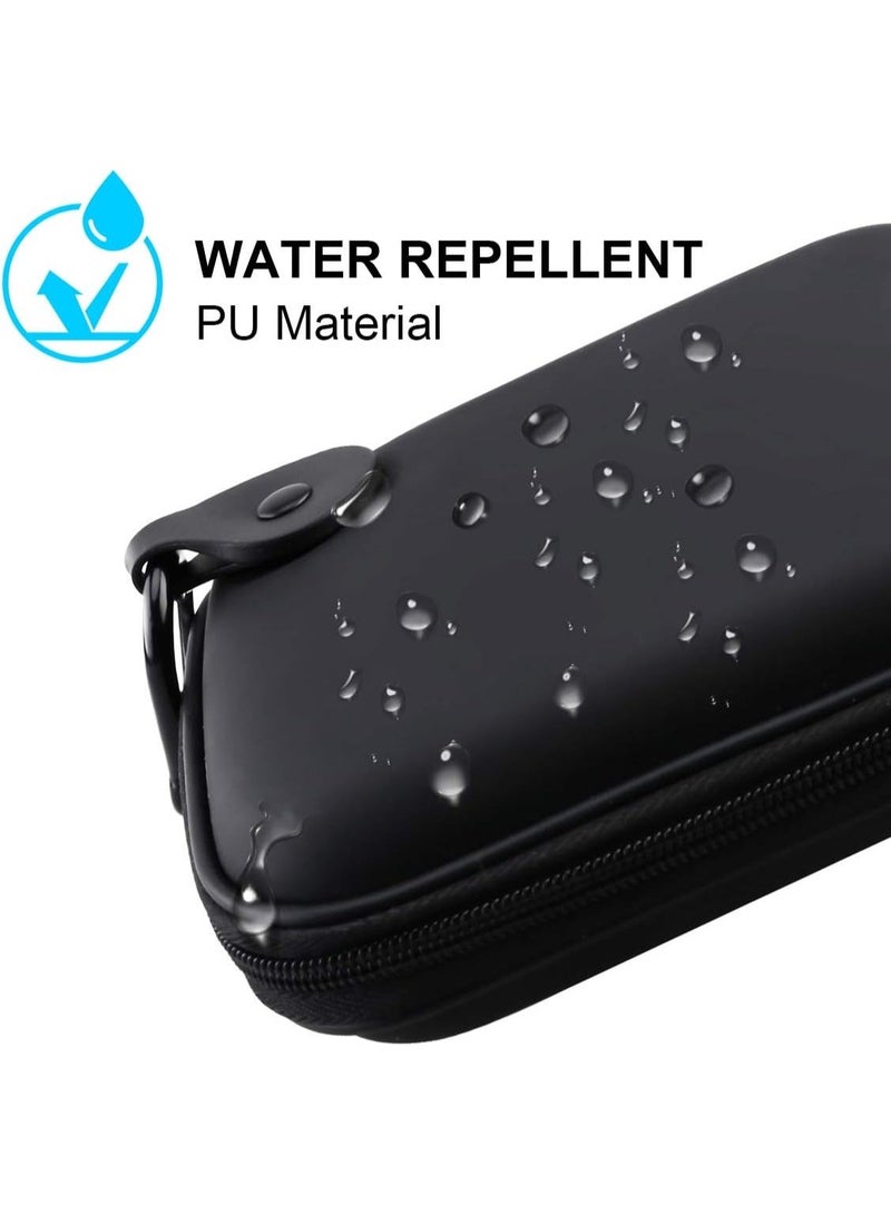 Lacdo Hard Drive Case for Western Digital WD My Passport Elements, Seagate Backup Plus Slim Canvio Basics Portable External Hard Drive 1TB 2TB 3TB 4TB 5TB USB 3.0 HDD Water Repellent Travel Bag,Black - Image 2