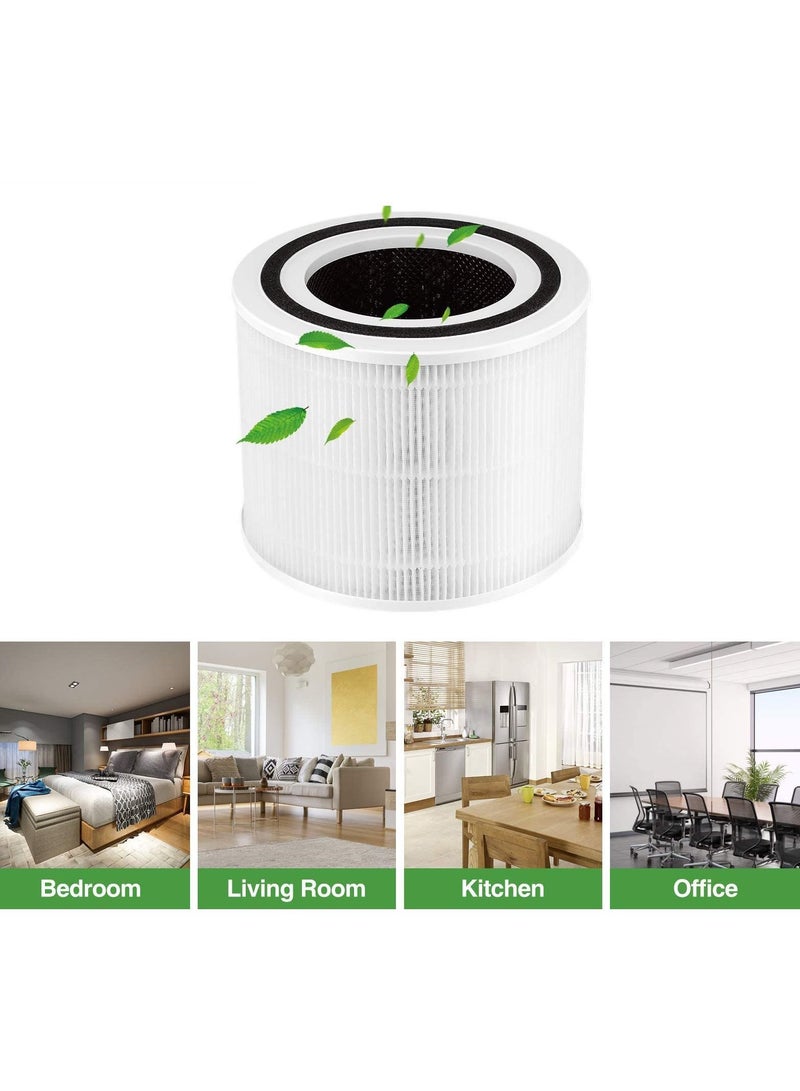 Y&D Core 300/350 Replacement Filters, Compatible with Levoit 300/p350 Air Purifier Filter Activated Carbon Element - Image 2