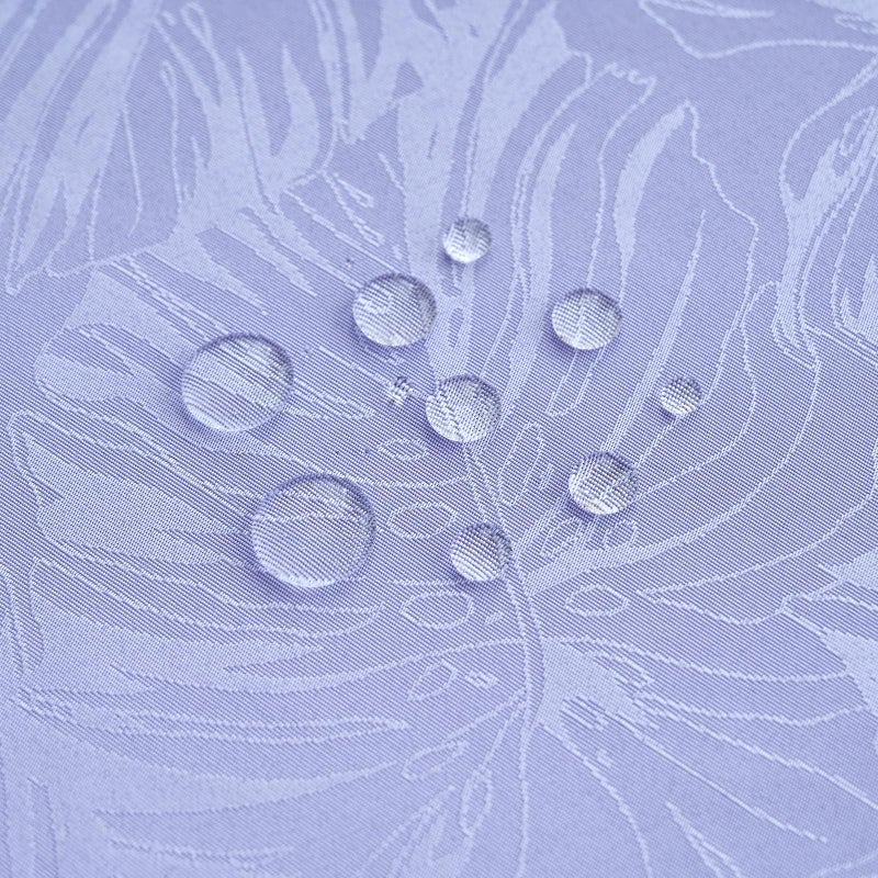 EFFICINATURE Rectangle Tablecloth Jacquard Purple Table Cloths Waterproof Washable Leaves Soft Woven Fabric Farmhouse Table Cover for Dinning Outdoor Birthday Party Kitchen & Table Linens (60x120In) - Image 3