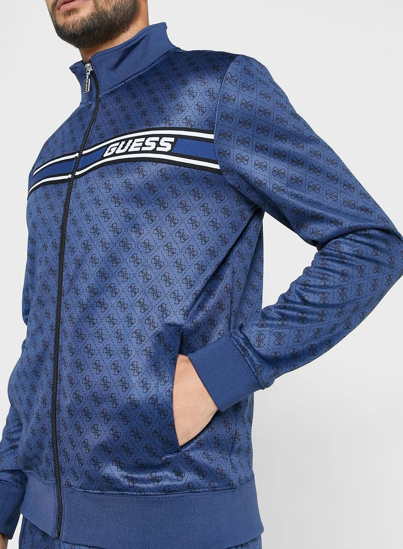 GUESS Logo Printed Sweatshirt
