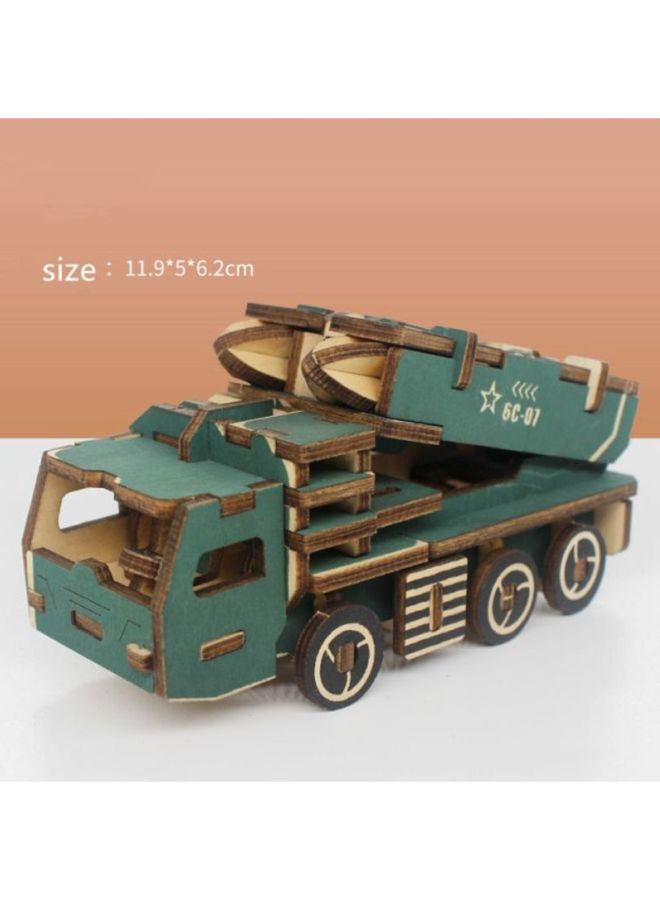 NIBEMINENT Military Tank Model 3D Puzzle 11.9x5x6.2cm - Image 2