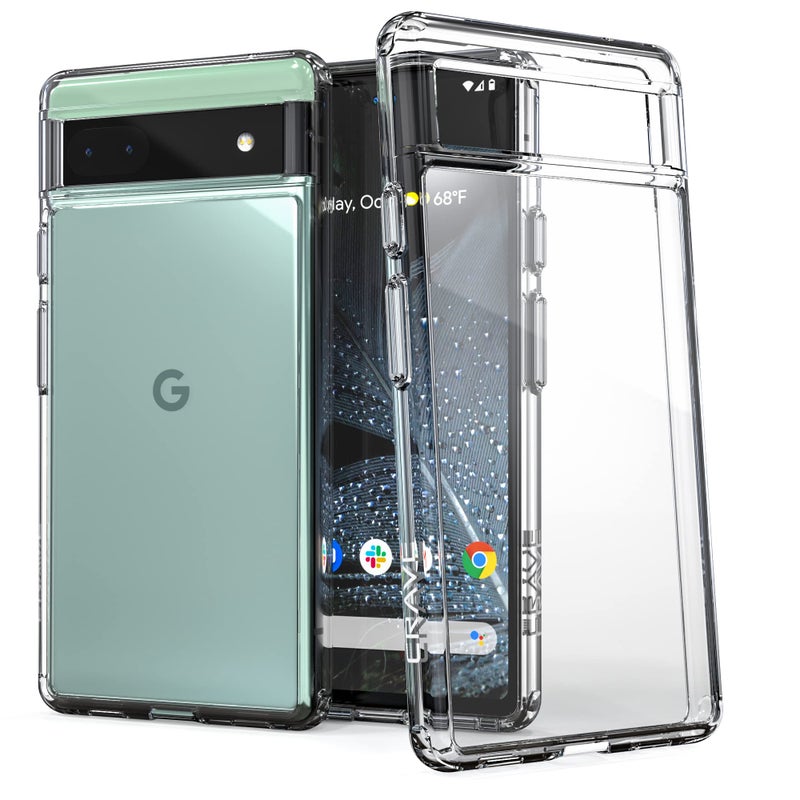 Crave Clear Guard for Pixel 6a Case, Shockproof Clear Case for Google Pixel 6a - Image 1