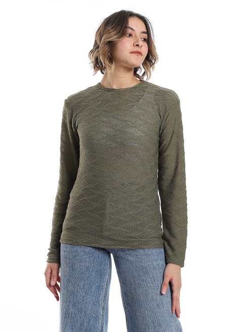 المرأة تانك الأعلى بأكمام طويلة