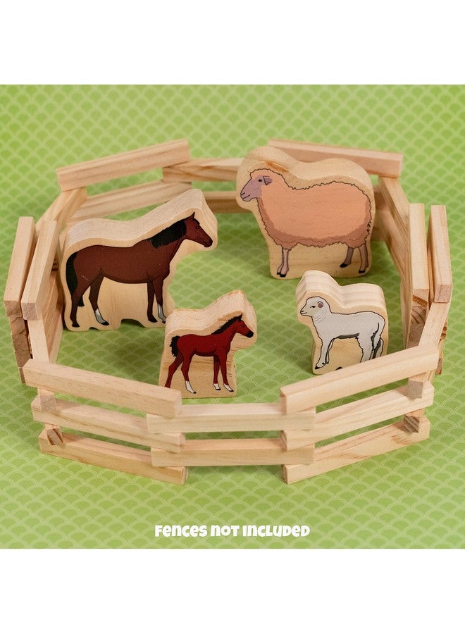 THE FRECKLED FROG FF436 Animal Families - Set of 24 - Ages 12m+ - Matching Game with Animal Fathers, Mothers and Babies - Wooden Animal Blocks for Toddlers - Double-Sided - Image 4