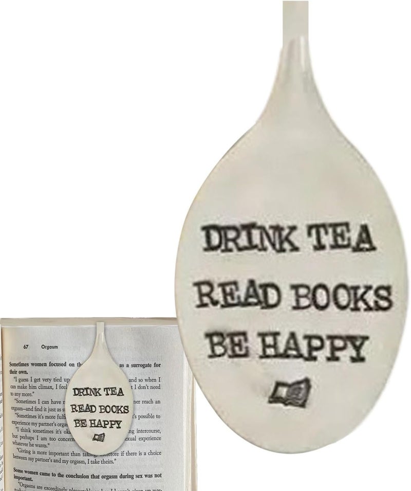 windforgecraft Fun Spoon Bookmark - Durable Reward Bookmark,Unique Spoon Bookmark Reading Present Book Club Birthday Stuffers Gifts for Women, Men, Readers, Bookworm Borato - Image 1