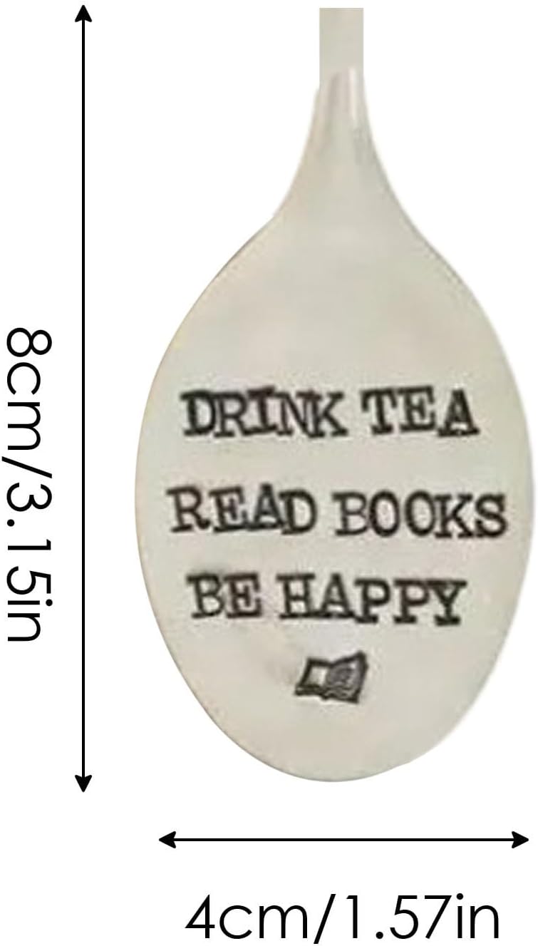 windforgecraft Fun Spoon Bookmark - Durable Reward Bookmark,Unique Spoon Bookmark Reading Present Book Club Birthday Stuffers Gifts for Women, Men, Readers, Bookworm Borato - Image 4
