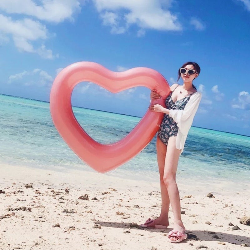 Swimming Ring Inflatable Swimming Ring Pool Float PVC Swim Ring for Adults Kids Beach Pool Water Fun Summer Outdoor Toy