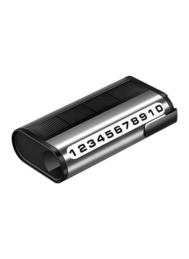 Generic - Mini Parking Card Number, Adjustable Temporary Number Plate, Automatic Night Glow, Suitable for All Cars - Image 1