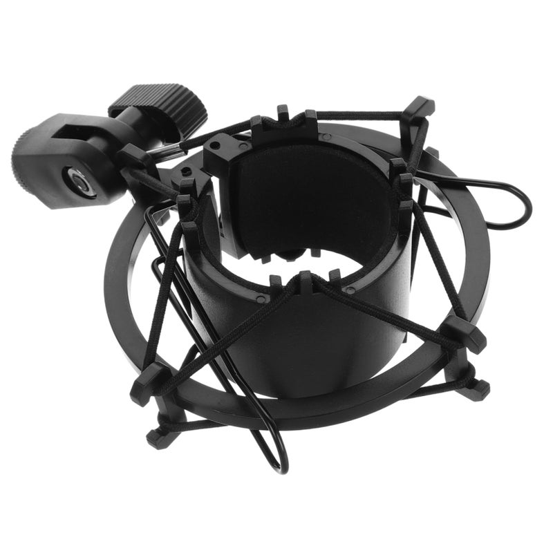 Shock Mount Mic Stand Black Multiple Angles Studio Recording Podcast Noise Reduction - Image 2