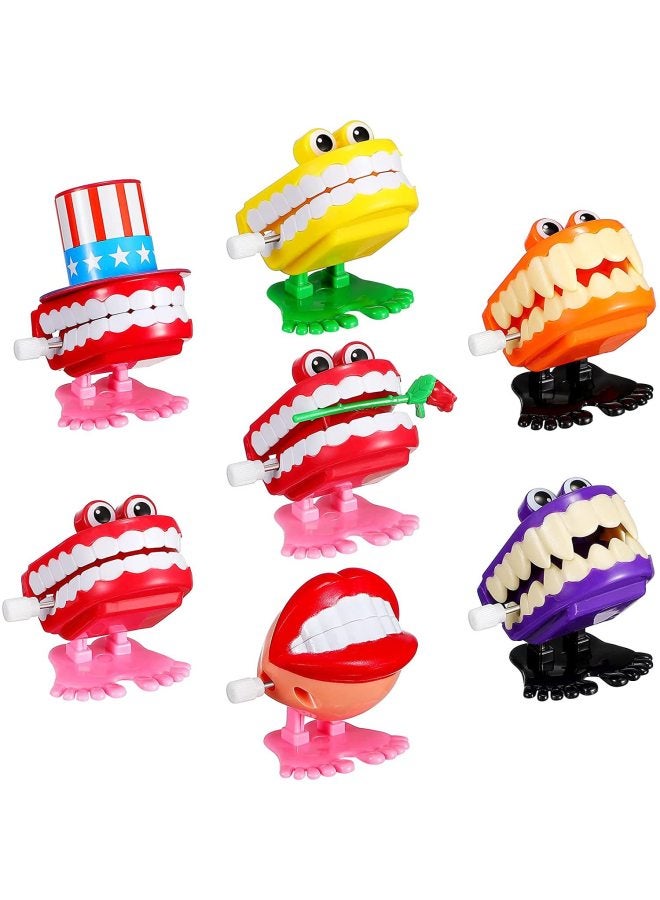 Winding Chain Jumping Teeth Novelty Winding With Eyes Topper Jumping Teeth Halloween School Season Student Reward-Color:Rotating Top Hat Evil - Image 2