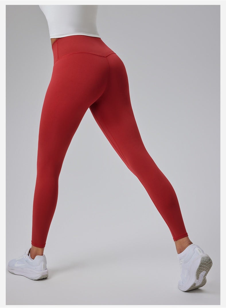 Yoga Pants Women Sports Fitness Naked Feeling High Waist Elastic Workout Push Up Leggings Tights Women  - Image 2