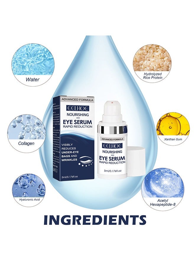 EELHOE Rapid Reduction Eye Serum, Anti Aging Serum Visibly Reduces Under-Eye Bags, Wrinkles, Dark Circles, Fine Lines And Crow's Feet Instantly - Image 2