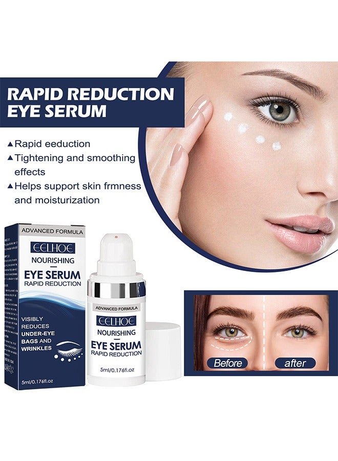EELHOE Rapid Reduction Eye Serum, Anti Aging Serum Visibly Reduces Under-Eye Bags, Wrinkles, Dark Circles, Fine Lines And Crow's Feet Instantly - Image 3