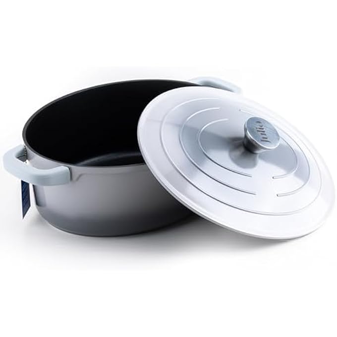 جوليا شواية EliteCast مع غطاء مقاس 32 سم، رمادي - Image 3