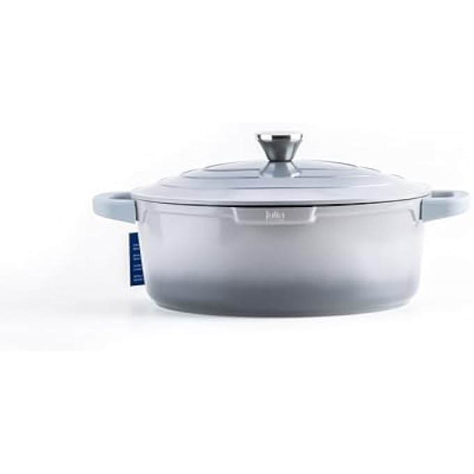 جوليا شواية EliteCast مع غطاء مقاس 32 سم، رمادي - Image 1