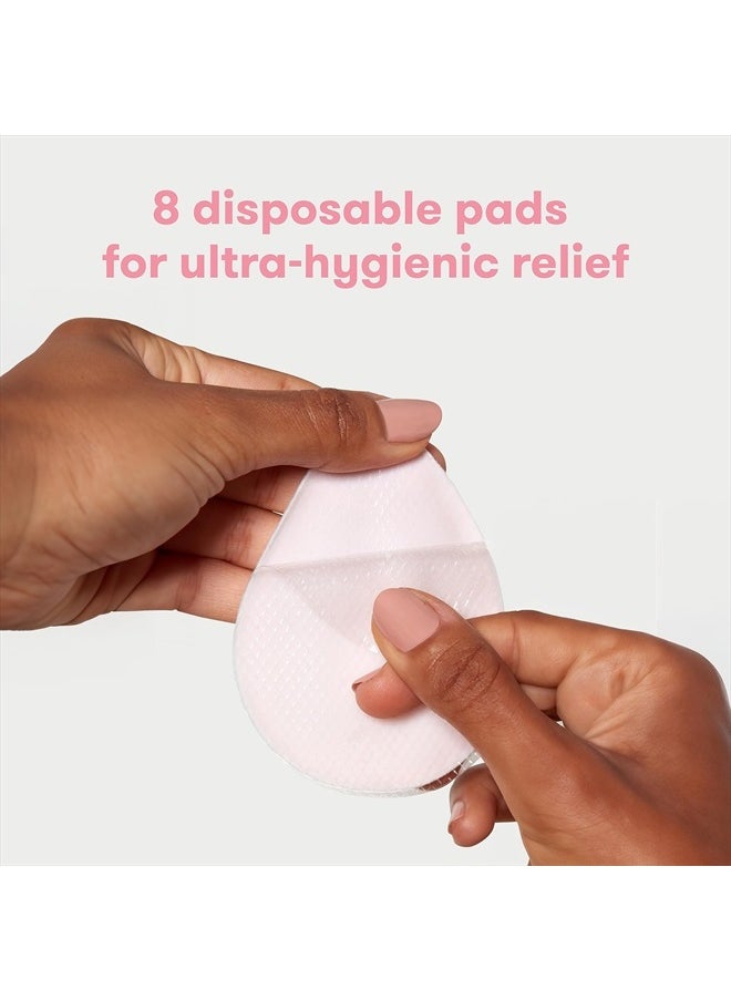 frida mom - Cooling Hydrogel Nipple Pads - Soothing Nursing Pads, Made for Sore Nipples, Breastfeeding Essentials for Mom, 8 Count - Image 1