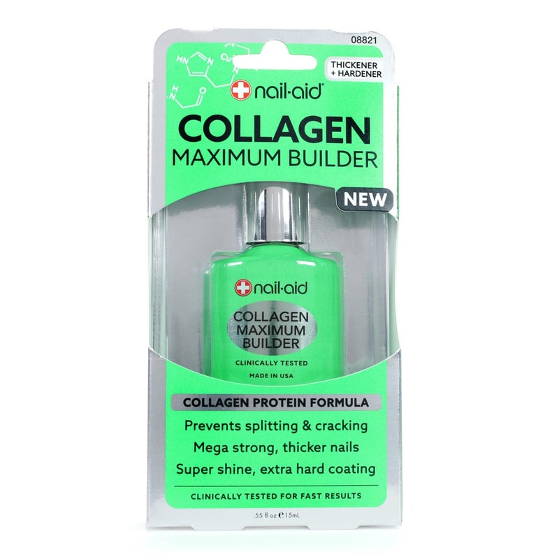 Nail-aid NAILAID Collagen Power Coat Clear 055 Fluid Ounce - Image 3