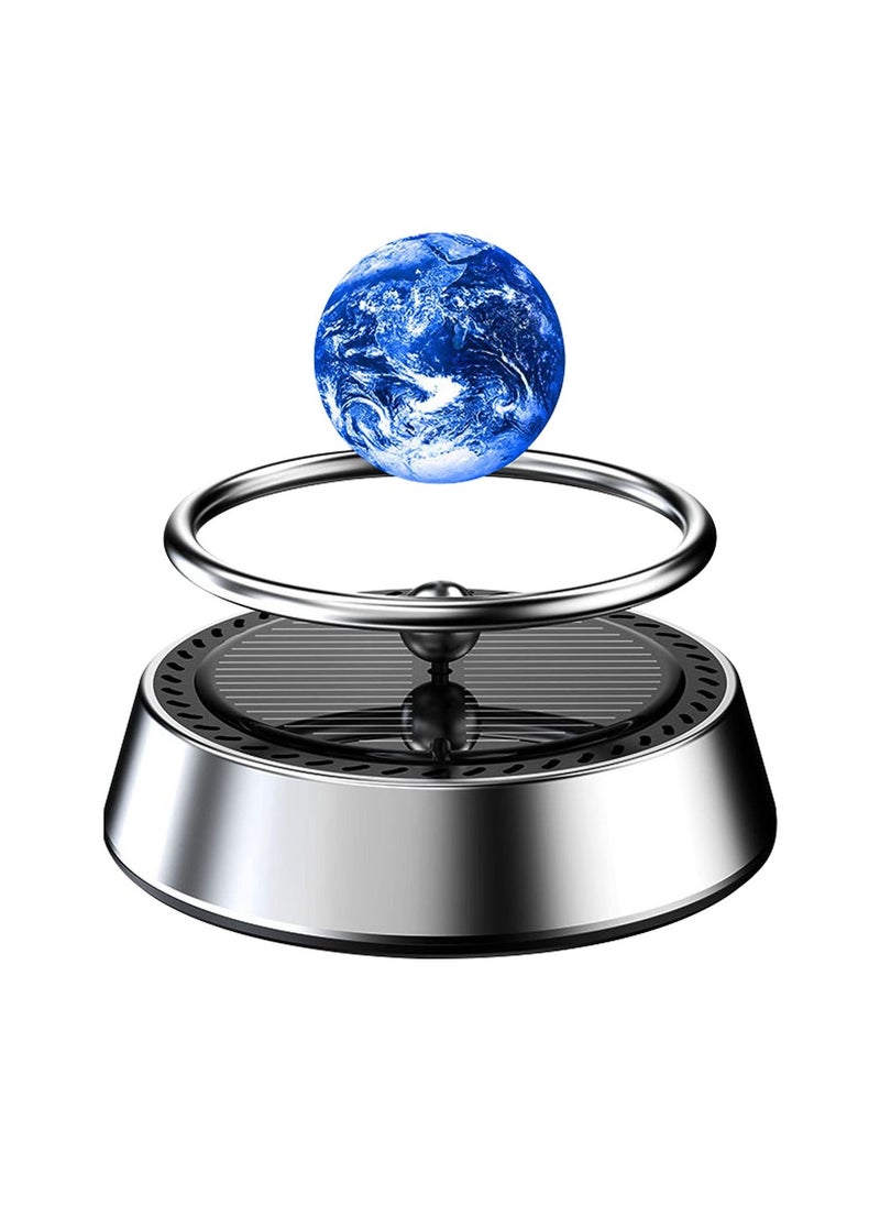 SYOSI Car Air Freshener, Car Aromatherapy Diffuser Solar Rotating Car Air Freshener Diffuser Car Interior Decor Natural Long-lasting Fragrance Aromatherapy - Image 1