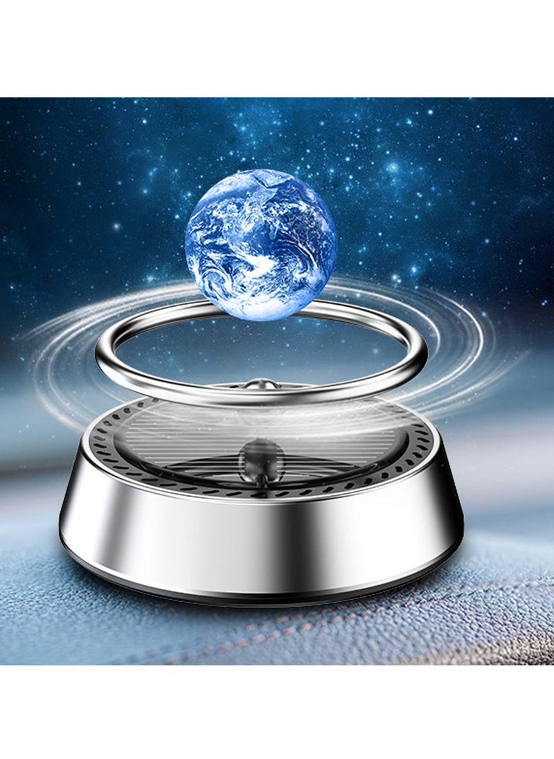 SYOSI Car Air Freshener, Car Aromatherapy Diffuser Solar Rotating Car Air Freshener Diffuser Car Interior Decor Natural Long-lasting Fragrance Aromatherapy - Image 2