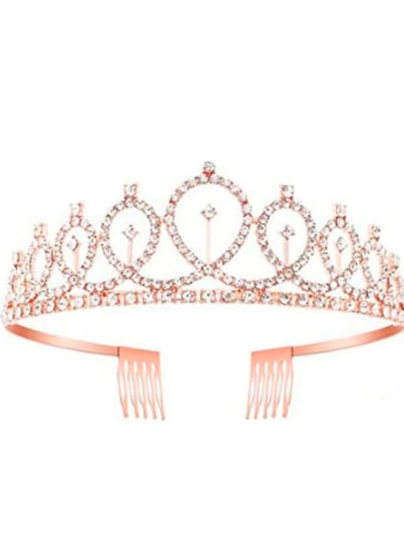 مجموعة عيد ميلاد سعيد مكونة من 4 قطع، لافتة عيد ميلاد، وشاح، تاج لامع للفتيات ودبوس فاخر قابل لإعادة الاستخدام - Image 2