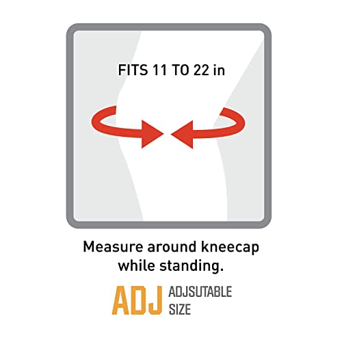 ACE Brand Adjustable Compression Knee Support, Moderate Support for Weak, Sore or Injured Joints, One Size Fits Most - Image 3