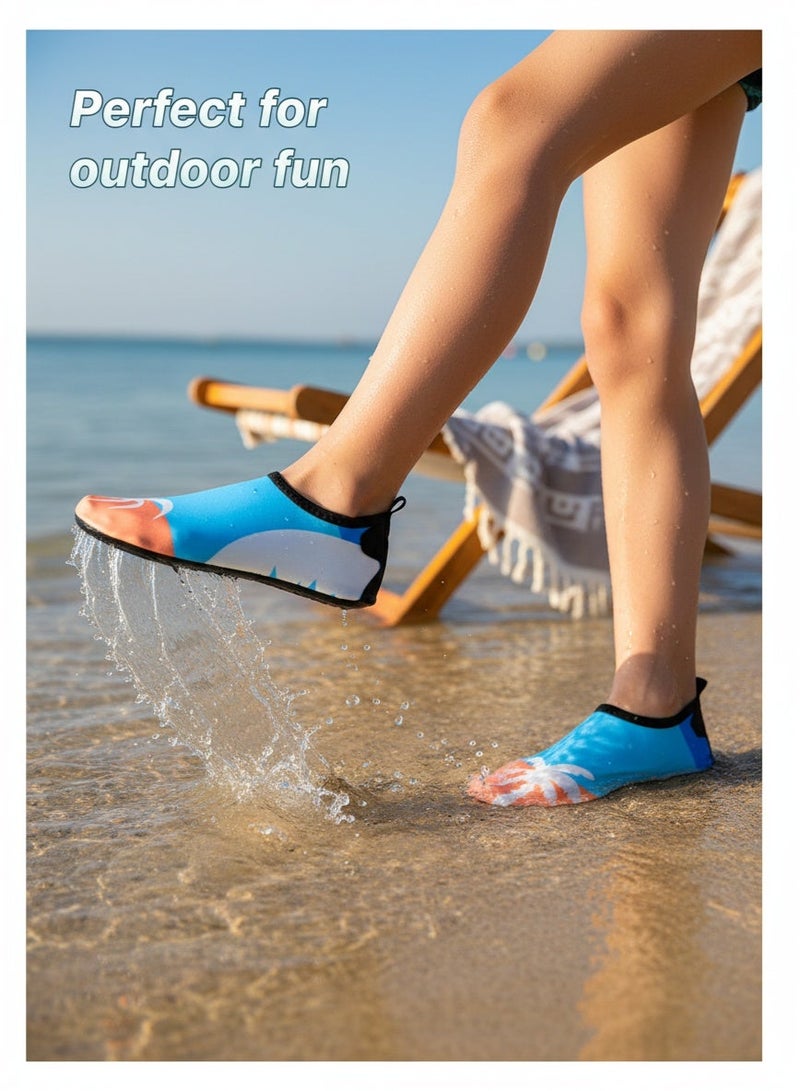 Swimming Water Shoes Kids for Girls Boys Outdoor Quick Dry Barefoot Aqua Socks for Sport Beach Swim Surf - Image 2