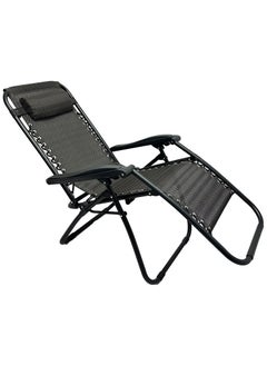 RENOVO Patio Chaise Lounges Chair gravity chair with adjustable backrest and footrest Sunlounger for Poolside Backyard and Beach  - Image 4