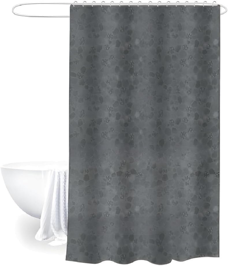 Feelings Shower Curtains (Grey, 3D,180X180) - Image 1