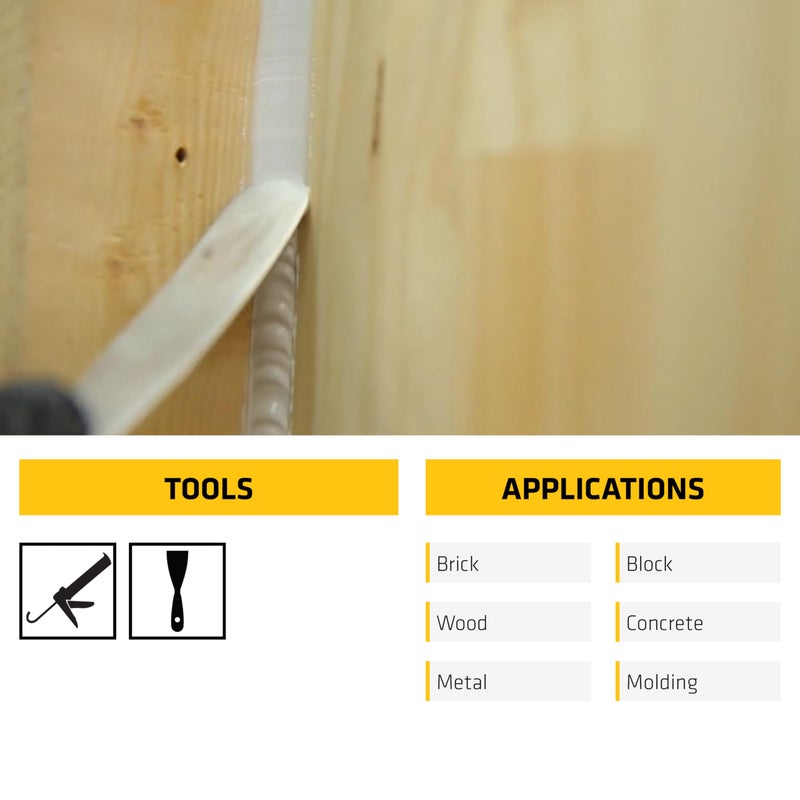 SIKA سيكا سيكافليكس - أبيض - مادة مانعة للتسرب للبناء (أبيض) - مادة مانعة للتسرب متعددة الاستخدامات من البولي يوريثان - لجميع أنواع المفاصل 1/2" أو أصغر - 10.1 أونصة سائلة - Image 5
