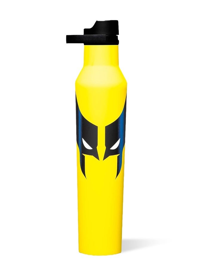 Corkcicle Sport Canteen - Keeps Beverages Cold 25 Hours - Triple Insulated Stainless Steel - Screw-On Lid - Reusable Bottle - Summer Drinkware Gift - Keeps Drinks Ice Cold - 20 oz - Wolverine - Image 1